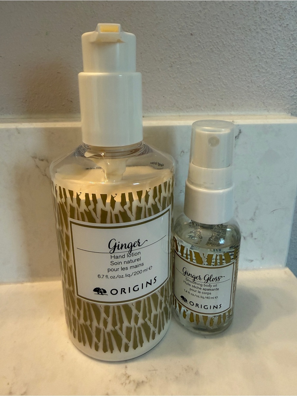 Origins Ginger Hand Lotion & Gloss NEW